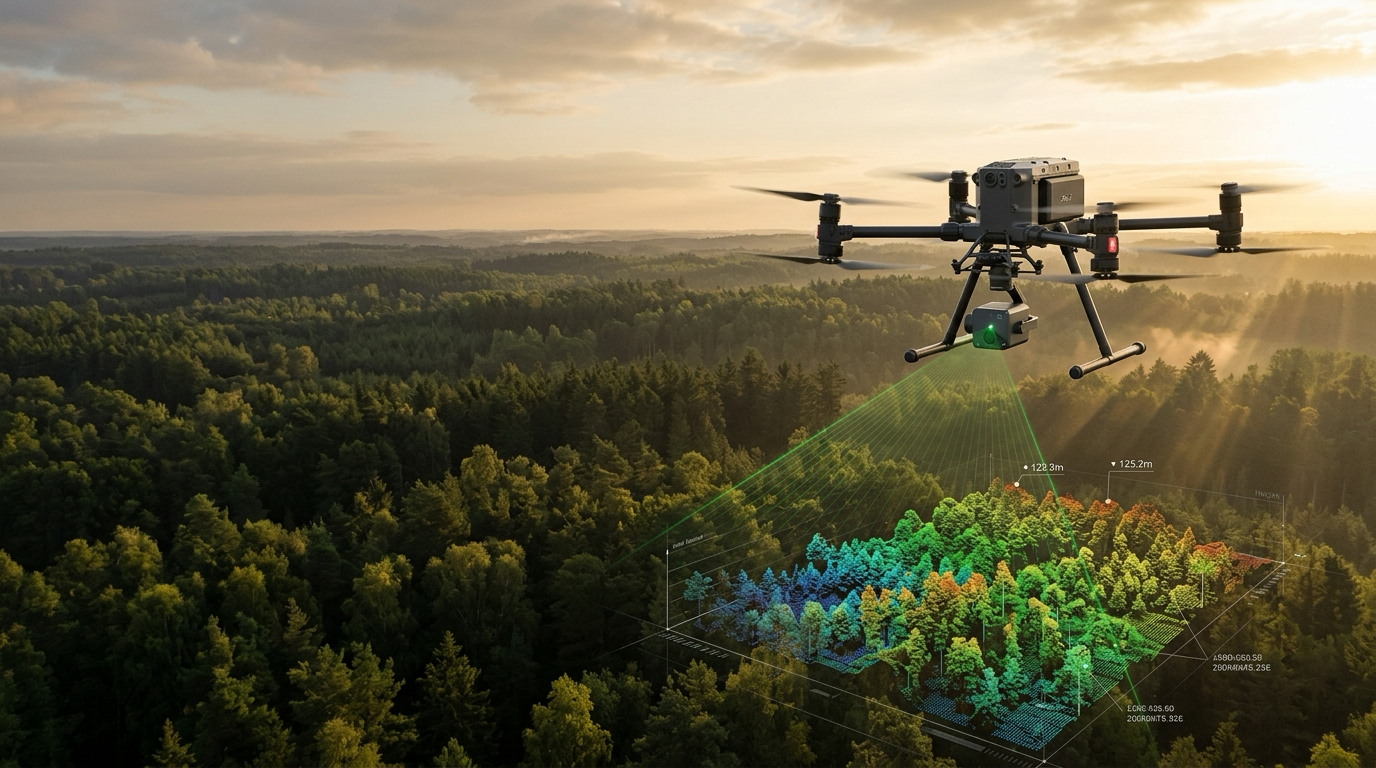 DJI Zenmuse L3 Commercial LiDAR Drone Surveying Houston and East Texas